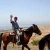Horseback riding in the Golan
