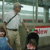 Waiting for the train from New Haven